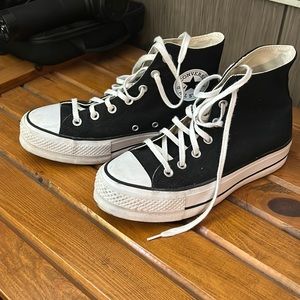 Black Platform Converse